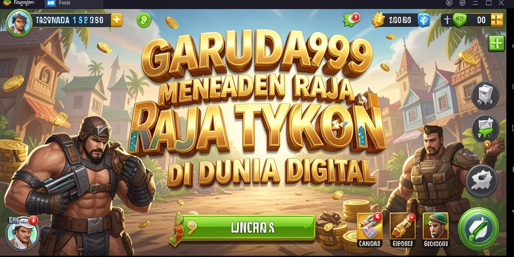 Tampilan gameplay <strong>GARUDA999</strong> yang menawan dengan berbagai usaha yang dikelola.