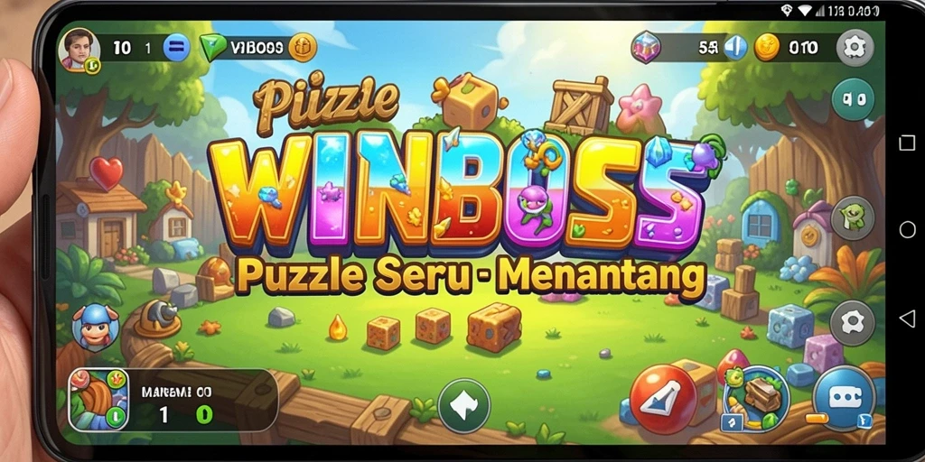 Tampilan gameplay WINBOSS yang menantang dan seru.